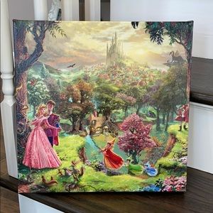 Thomas Kinkade Sleeping Beauty canvas